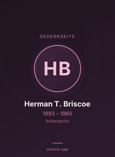 Gedenkportrait von Herman T. Briscoe