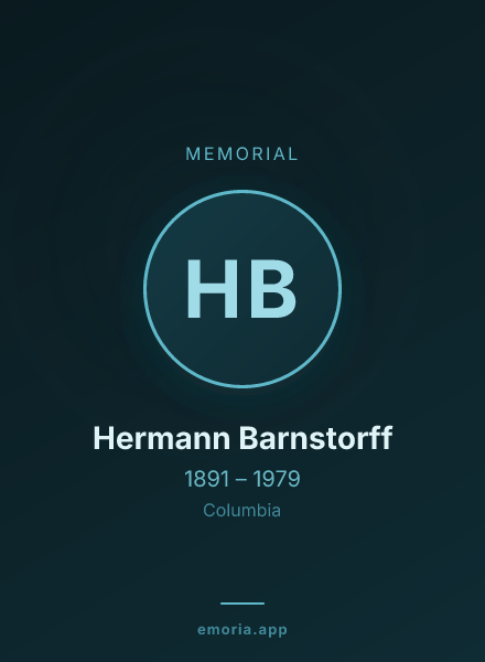 Memorial portrait of Hermann Barnstorff