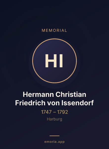 Memorial portrait of Hermann Christian Friedrich von Issendorf
