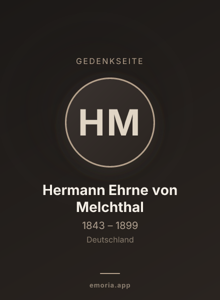 Gedenkportrait von Hermann Ehrne von Melchthal