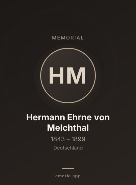 Memorial portrait of Hermann Ehrne von Melchthal