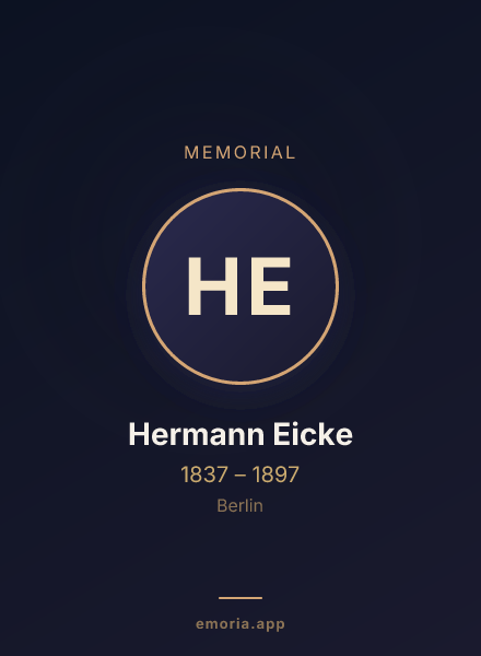 Memorial portrait of Hermann Eicke