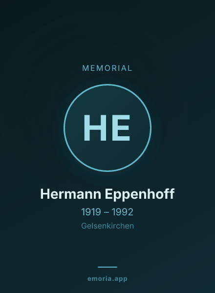 Memorial portrait of Hermann Eppenhoff