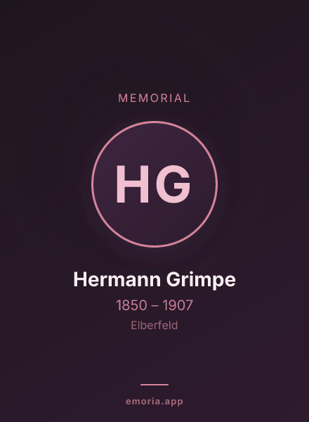Memorial portrait of Hermann Grimpe