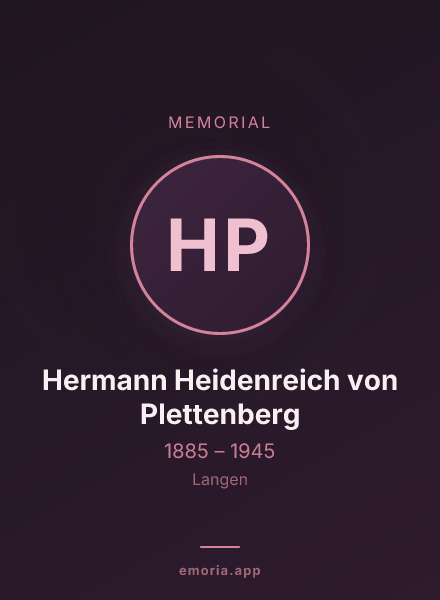 Memorial portrait of Hermann Heidenreich von Plettenberg