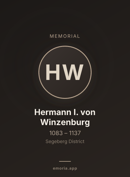 Memorial portrait of Hermann I. von Winzenburg