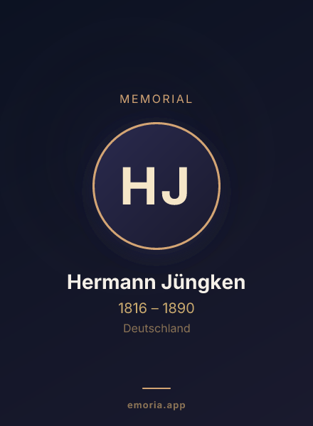 Memorial portrait of Hermann Jüngken