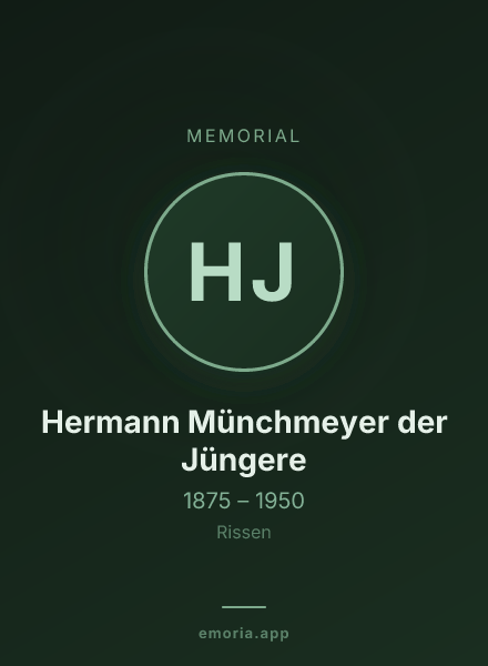 Memorial portrait of Hermann Münchmeyer der Jüngere