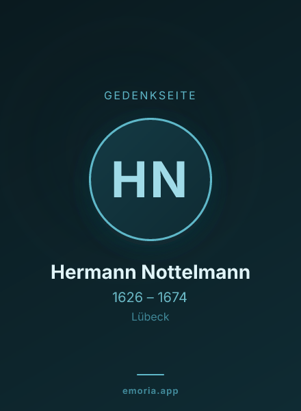 Gedenkportrait von Hermann Nottelmann