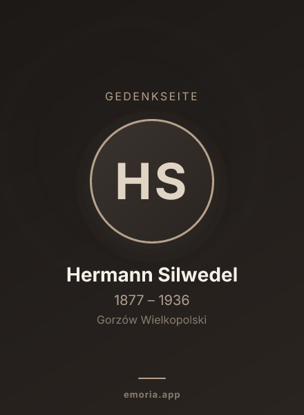Gedenkportrait von Hermann Silwedel