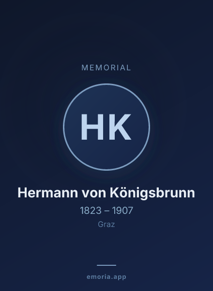 Memorial portrait of Hermann von Königsbrunn