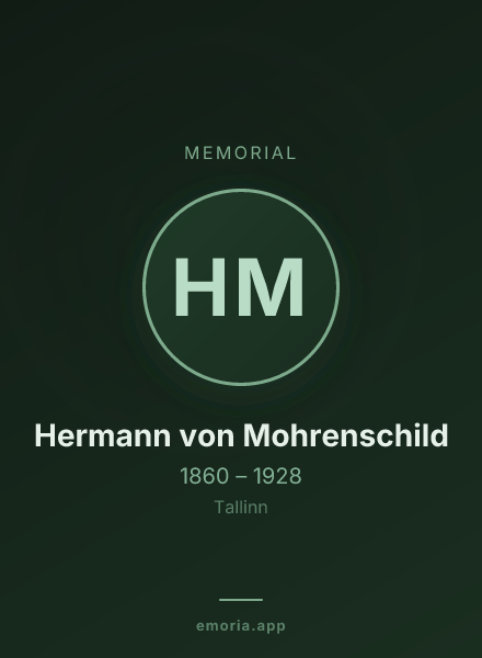Memorial portrait of Hermann von Mohrenschild