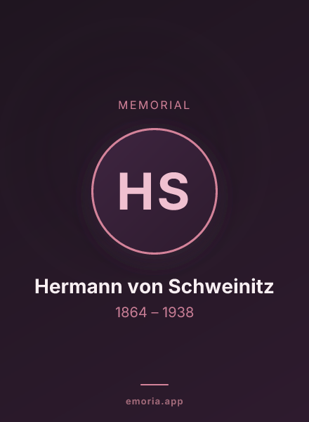 Memorial portrait of Hermann von Schweinitz