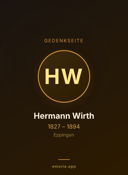 Gedenkportrait von Hermann Wirth