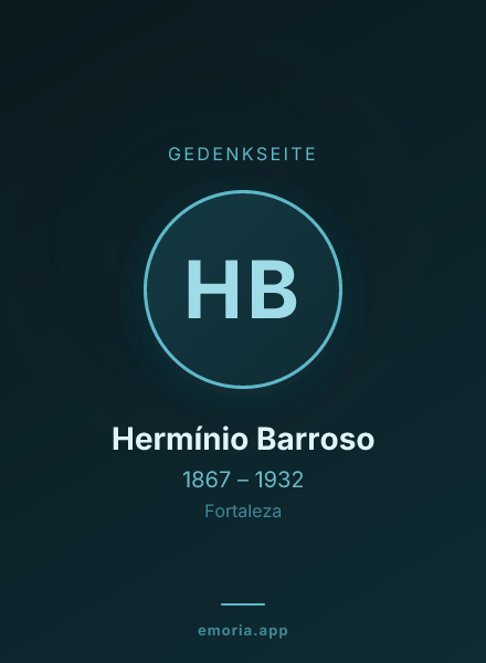 Gedenkportrait von Hermínio Barroso