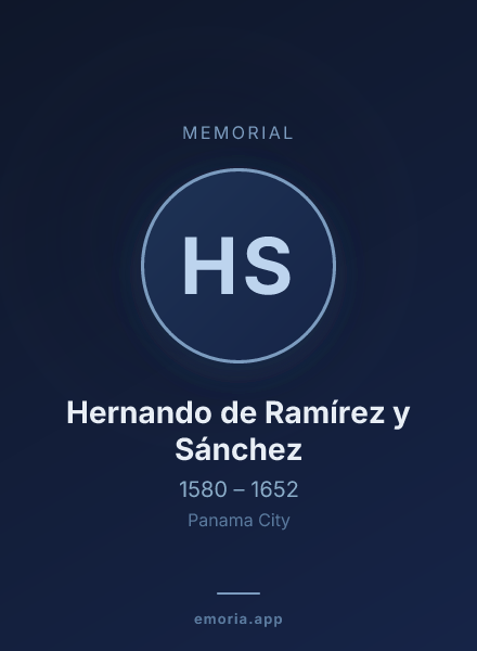 Memorial portrait of Hernando de Ramírez y Sánchez