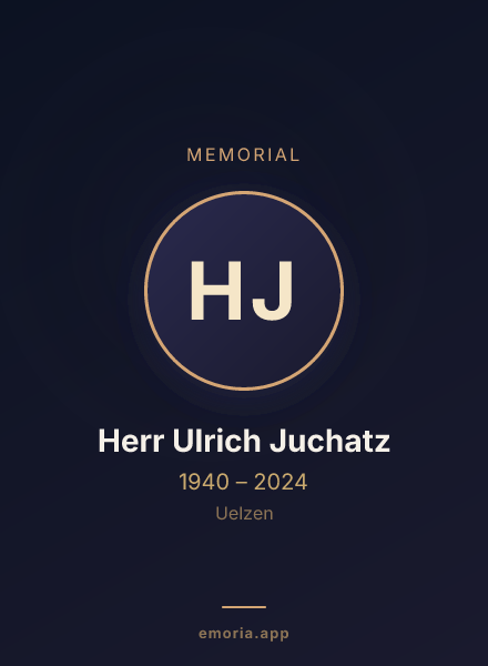 Memorial portrait of Herr Ulrich Juchatz