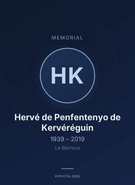 Memorial portrait of Hervé de Penfentenyo de Kervéréguin