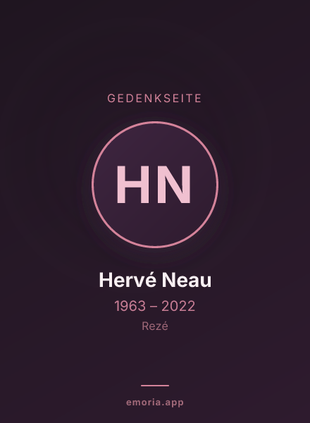 Gedenkportrait von Hervé Neau