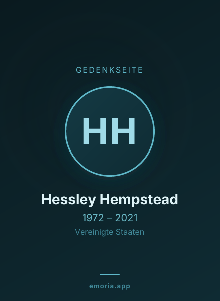 Gedenkportrait von Hessley Hempstead