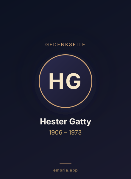 Gedenkportrait von Hester Gatty