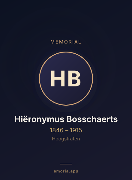 Memorial portrait of Hiëronymus Bosschaerts