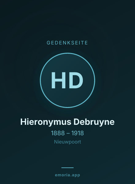 Gedenkportrait von Hieronymus Debruyne