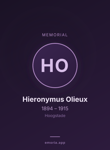 Memorial portrait of Hieronymus Olieux