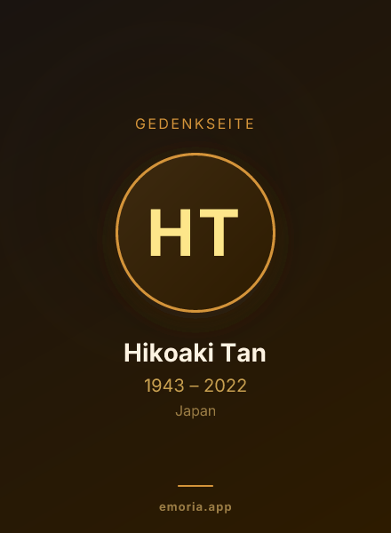 Gedenkportrait von Hikoaki Tan