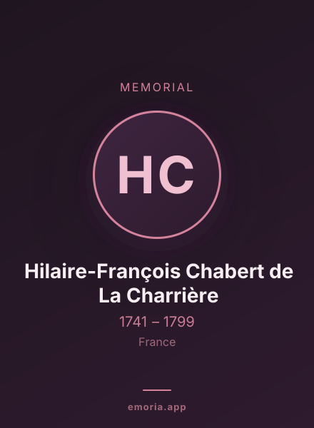 Memorial portrait of Hilaire-François Chabert de La Charrière