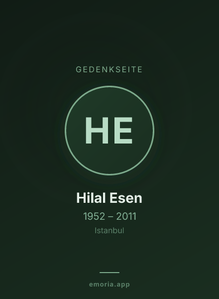 Gedenkportrait von Hilal Esen