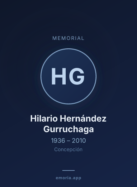 Memorial portrait of Hilario Hernández Gurruchaga