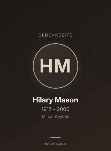 Gedenkportrait von Hilary Mason