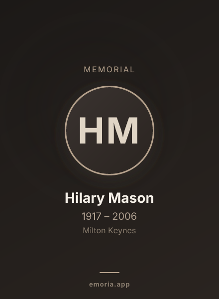 Memorial portrait of Hilary Mason