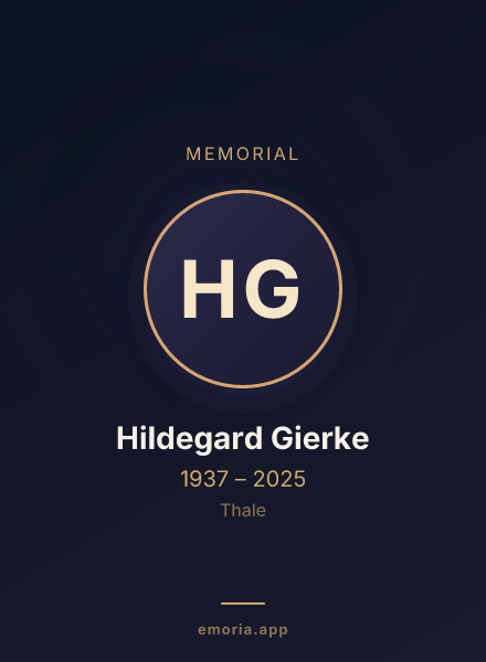 Memorial portrait of Hildegard Gierke