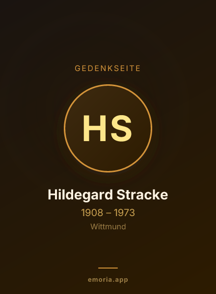 Gedenkportrait von Hildegard Stracke