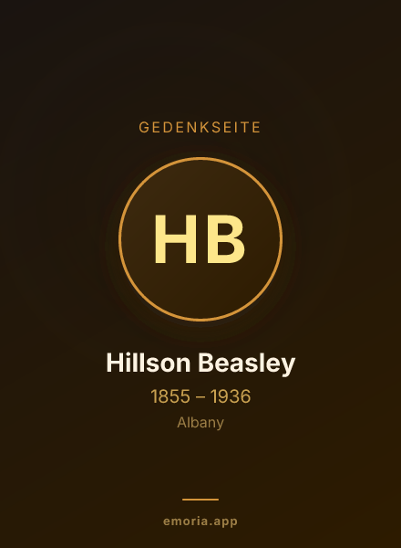 Gedenkportrait von Hillson Beasley