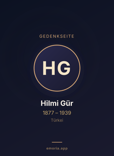 Gedenkportrait von Hilmi Gür