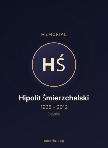 Memorial portrait of Hipolit Śmierzchalski