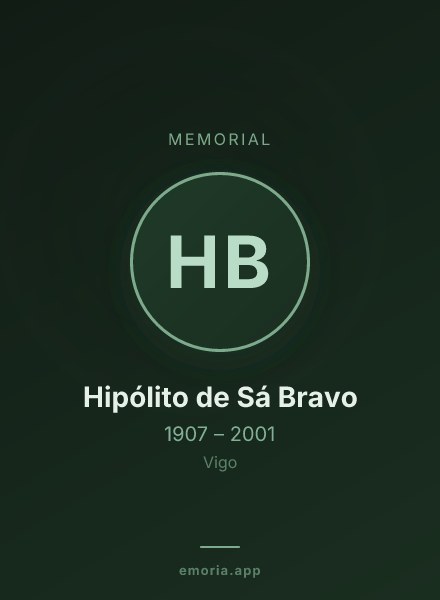 Memorial portrait of Hipólito de Sá Bravo