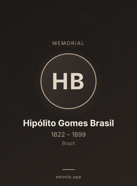 Memorial portrait of Hipólito Gomes Brasil