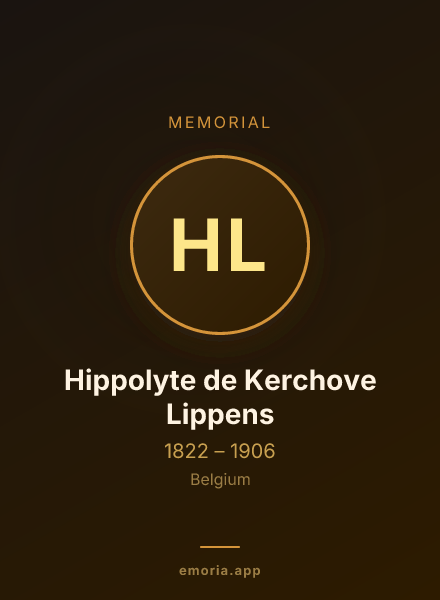 Memorial portrait of Hippolyte de Kerchove Lippens