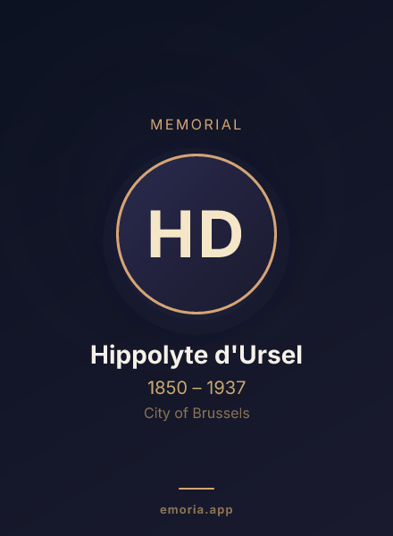 Memorial portrait of Hippolyte d'Ursel