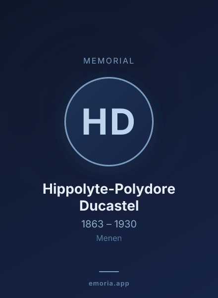 Memorial portrait of Hippolyte-Polydore Ducastel