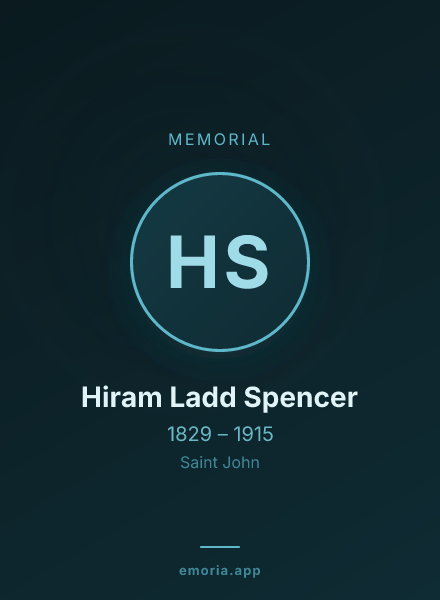 Memorial portrait of Hiram Ladd Spencer