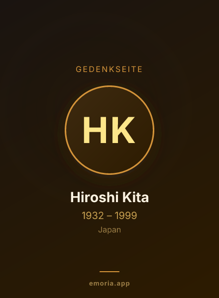 Gedenkportrait von Hiroshi Kita