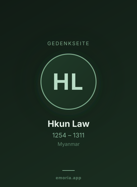 Gedenkportrait von Hkun Law