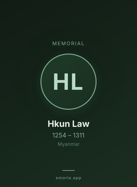 Memorial portrait of Hkun Law