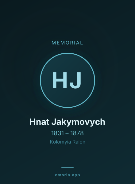 Memorial portrait of Hnat Jakymovych
