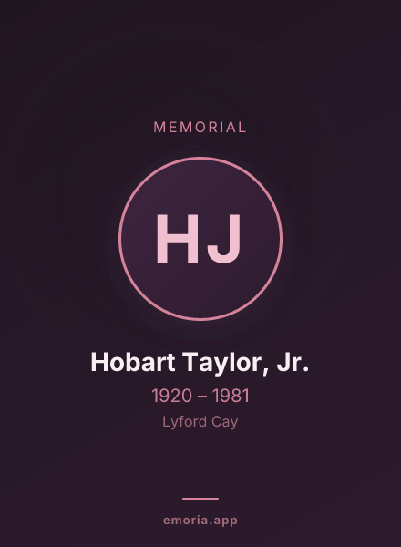 Memorial portrait of Hobart Taylor, Jr.